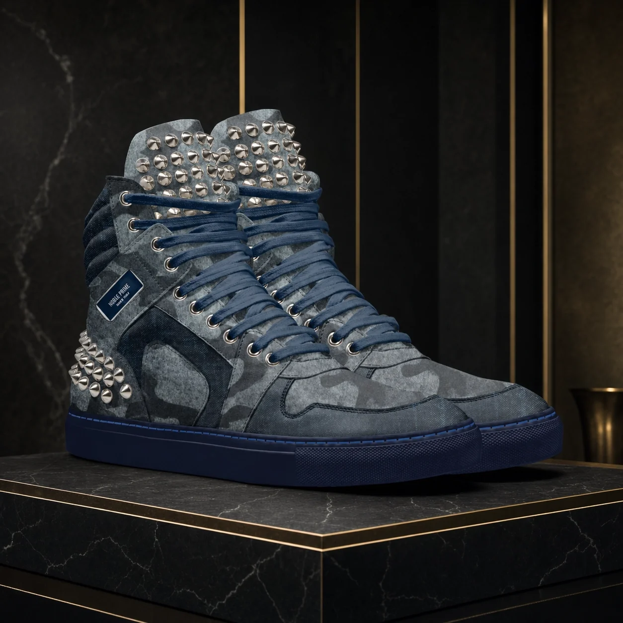 The Videlux blue high-top